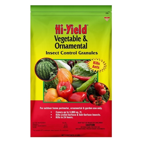 Hi-Yield Vegetable & Ornamental Insect Control Granules 4-lbs