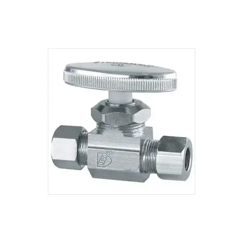 3/8" X 3/8" Straight Compression Valve