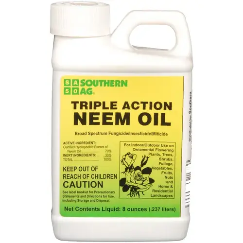Southern Ag - Retail 08721 Neem Oil Triple Action 8 Ounce