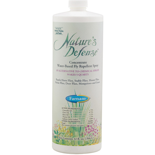 CENTRAL LIFE SCIENCE 12013 Nature's Defense Fly Repellent Concentrate 32-oz