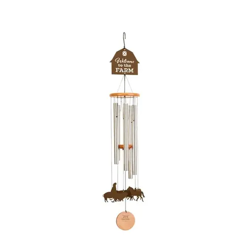 Wind Chime 36" Farm Animal