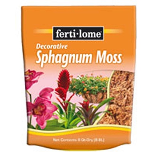 LAMBERT PEAT MOSS INC 09815 Decorative Sphagnum Moss - 8 Quart