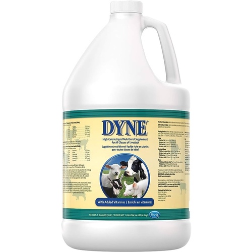 Pet Ag, Inc 20524 DYNE HIGH CALORIE LIQUID NUTRITIONAL SUPPLEMENT FOR LIVESTOCK 1-GALLON