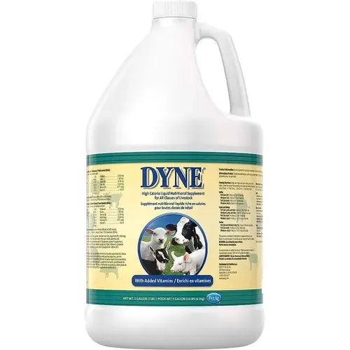 DYNE HIGH CALORIE LIQUID NUTRITIONAL SUPPLEMENT FOR LIVESTOCK 1-GALLON