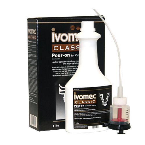 Ivomec Pour On for Cattle 1-Liter