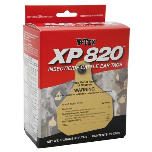 Y-TEX 003-1613000 XP820 Combo Insecticide Tag