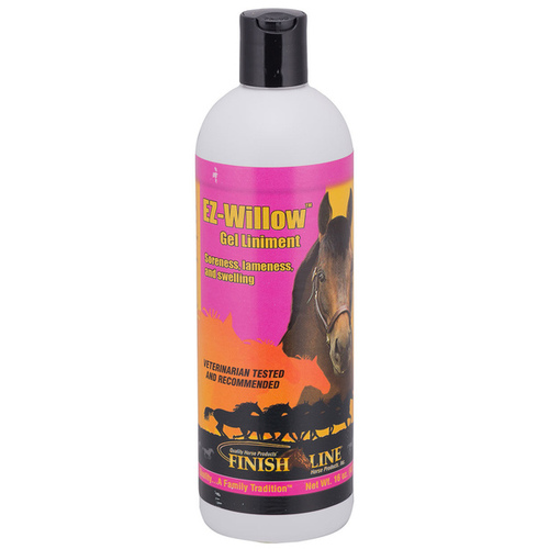 Finish Line Horse Products Inc 85016 Finish Line EZ-Willow Gel Liniment - 16 OZ