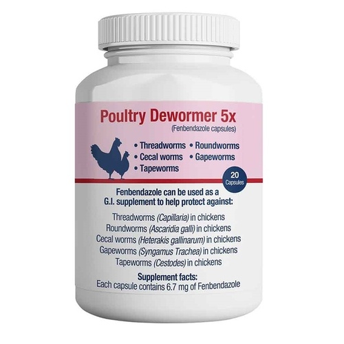 Poultry Dewormer 5x 20 Count