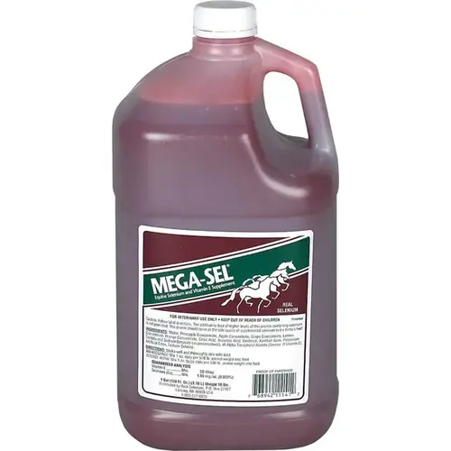 Mega-Sel 11141 MEGA-SEL LIQUID FORMULA FOR HORSES - GALLON