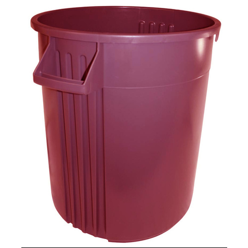 GATOR 32 GALLON COMMERCIAL TRASH CAN - RED