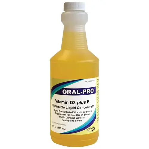 Aurora Pharmaceutical Inc 21012 Oral-Pro Vitamin D3 plus E - 16 oz. Bottle