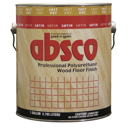 ABSOLUTE COATINGS GROUP 89611 Absco Professional Polyurethane Wood Floor Finish - Satin - Gallon