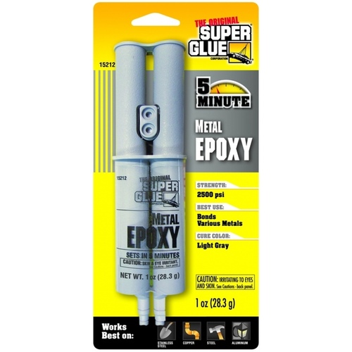 Super Glue Corp & Pro-Seal 15212 Quick Setting Metal Epoxy