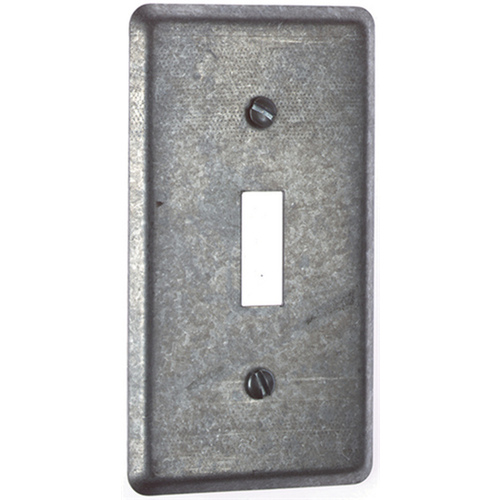 Handy Box Toggle Switch Cover Steel 1-Gang