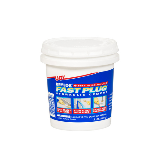 UGL 00919 DRYLOK Fast Plug Hydraulic Cement - 1.5 Lbs