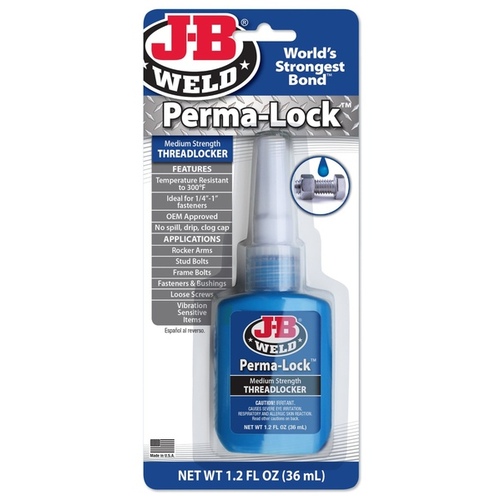 J-B Weld 24236 J-B Permalock Blue Threadlocker - 1.2 Oz