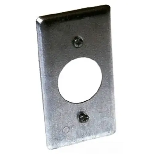 Handy Box Receptacle Cover Steel 1-Gang Single