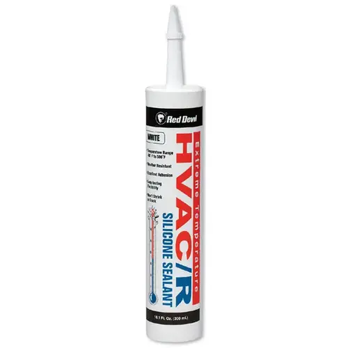 Extreme Temperature HVAC/R Silicone Sealant 10.1 oz - Aluminum