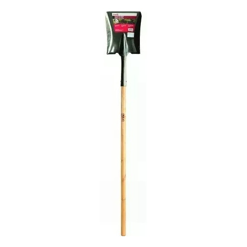 Square Point Shovel with Wooden Handle - 59 inches