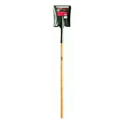 Square Point Shovel with Wooden Handle - 59 inches