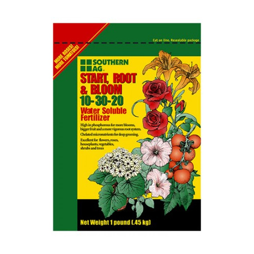 Southern AG Start Root & Bloom Water Soluble Fertilizer - 10-30-20