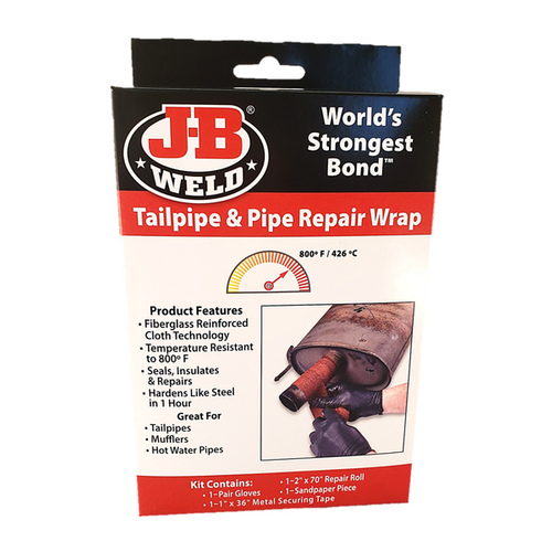 J-B Weld 38503 J-B Weld Tailpipe & Pipe Repair Wrap Kit