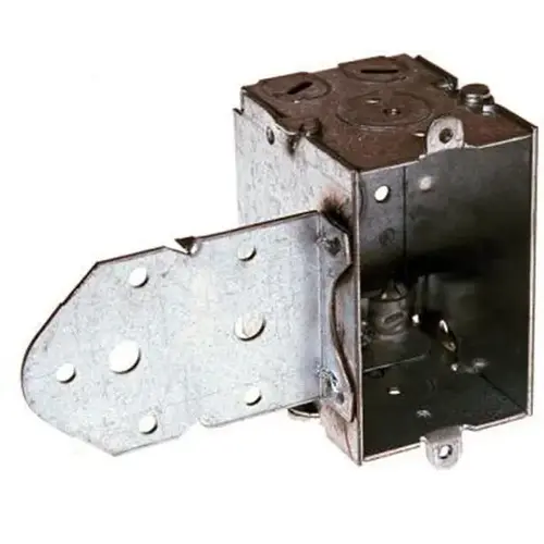 Switch Box Steel 1-Gang 2-1/2" Deep with Clamp & B-Bracket