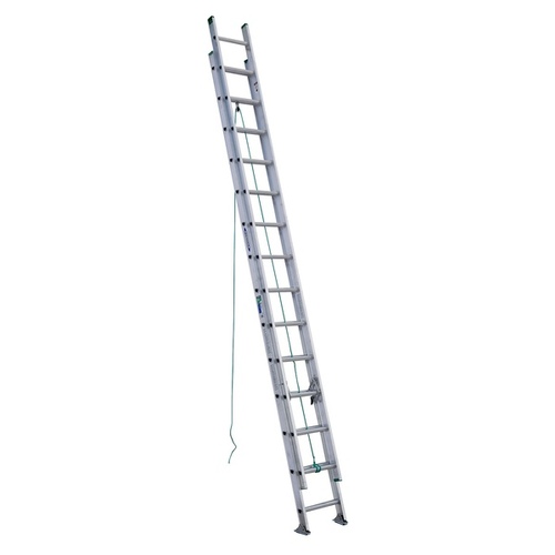 WERNER LADDER D1228-2 Extension Ladder Aluminum Type II 28-ft D-Rung