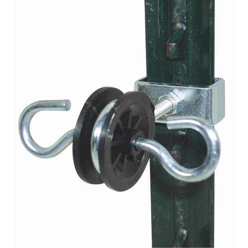 Field Guardian Fencing Systems 102135 Gate End 2-Ring with T-Post Bracket pack of 2