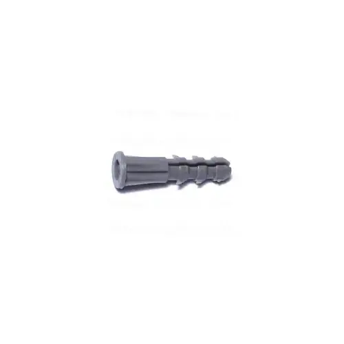 MIDWEST FASTENER 04295 Wall Anchor Ribbed 3/16" x 7/8" Nylon Gray pack of 100