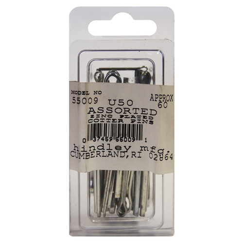 Zinc Steel Cotter Pin Assortment - Home Use