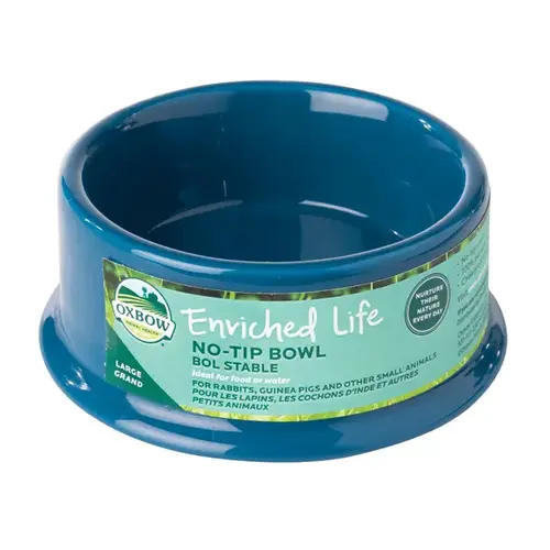 No Tip Large Food Bowl for Small Pets