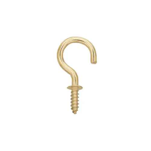 Cup Hook 5/8" - Brass