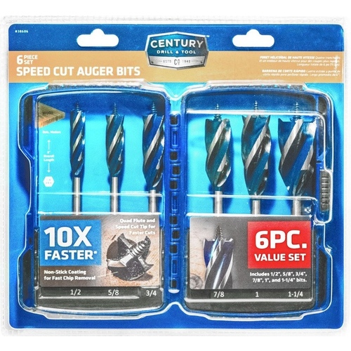 SPEED CUT AUGER SET 6-PC