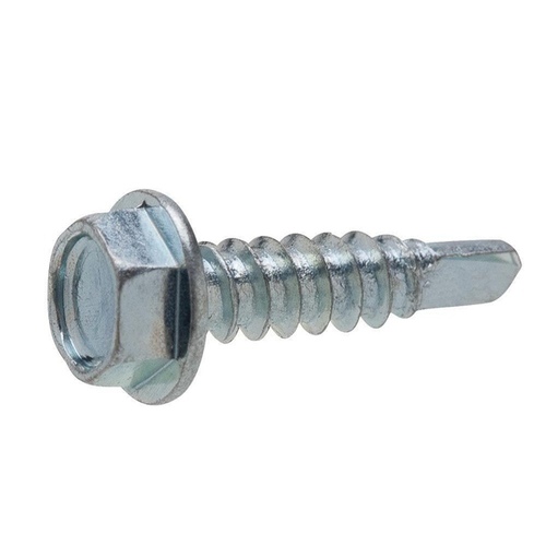 SCREW - SELF-DRILLING HEX HEAD #14 X 2-1/2" - ZINC pack of 100