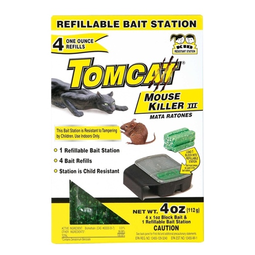 Tomcat Mouse Killer III - Refillable 4-oz