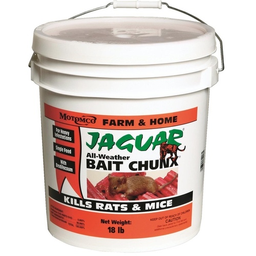 Motomco 31418 Jaguar 20-GM Bait Chunx in 18-LB Pail