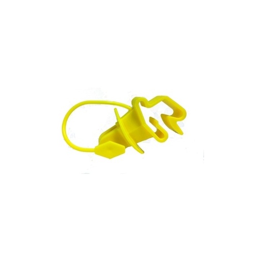 PATRIOT WRAP AROUND T-POST INSULATOR YELLOW pack of 25