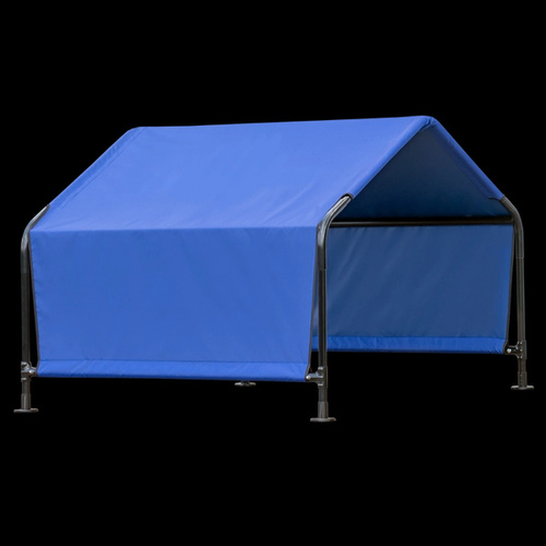 SL Pet Shelter 4x4 Blue with Black Frame