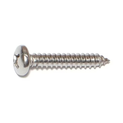 Stainless Steel Phillips Pan Tapping Screw - #12 x 1-1/4"