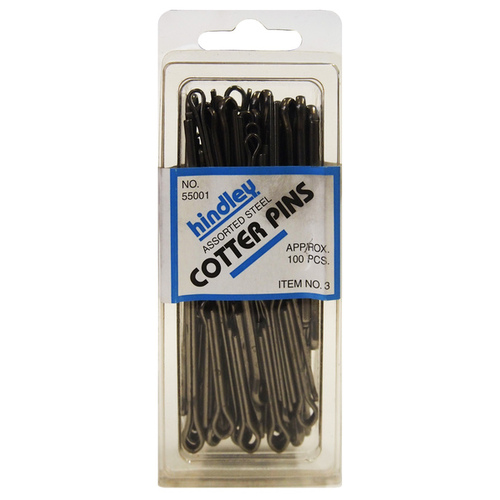 Zinc Plated Steel Cotter Pin Assortment - Automotive