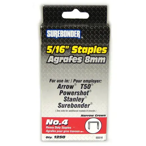 Surebonder Heavy Duty Staples No.4 - 5/16"