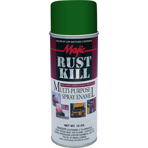 Rust Kill Multi-Purpose Spray Enamel - Machine Green