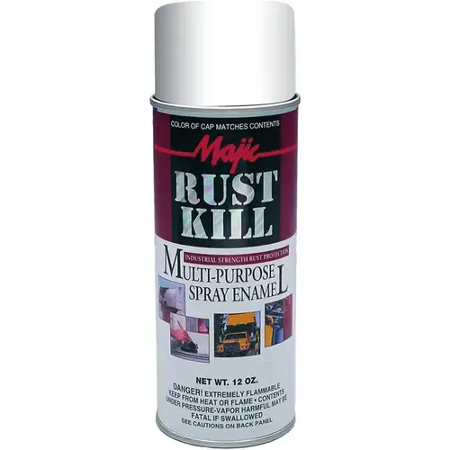 Rust Kill Multi-Purpose Spray Enamel -Gloss White