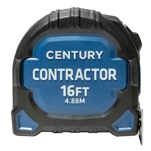 Century Drill & Tool 72840 Contractor Tape Measure 16 feet