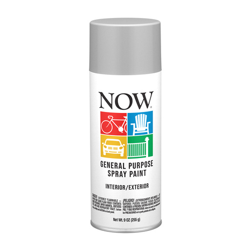 KRYLON 21-218 Krylon Now Spray Enamel 9 oz - All Purpose Gray Primer