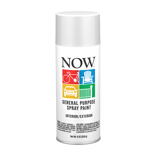 Krylon Now Spray Enamel 9 oz - Flat White