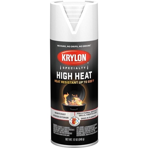 KRYLON 17087 Krylon High Heat 12-oz - Flat White