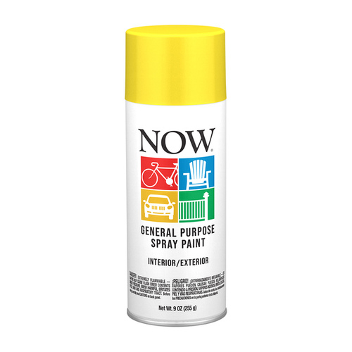 Krylon Now Spray Enamel 9 oz - Sunshine Yellow