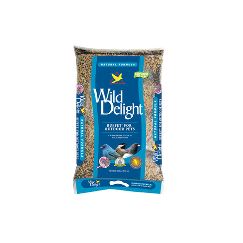 Wild Delight 391200 Wild Delight Natural Formula Buffet Wild Bird 20-lb Bag